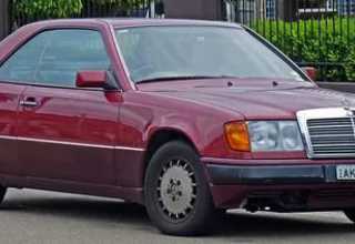 Mercedes E-class купе 1987 - 1989